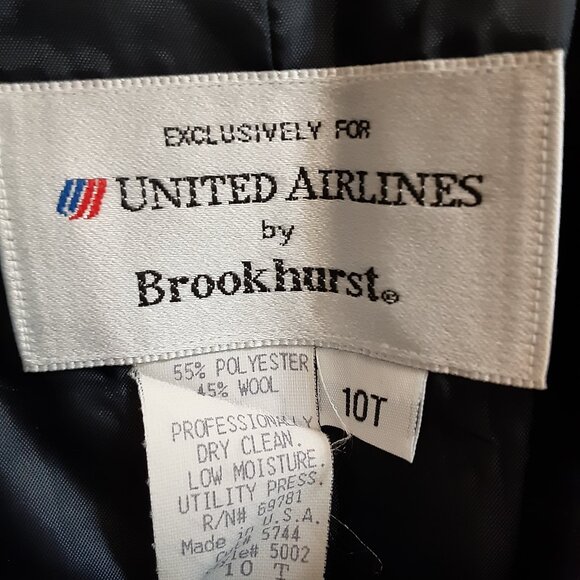 United AirLines International Service Jacket * First & Business Class * Y2K 1999 - Picture 3 of 7